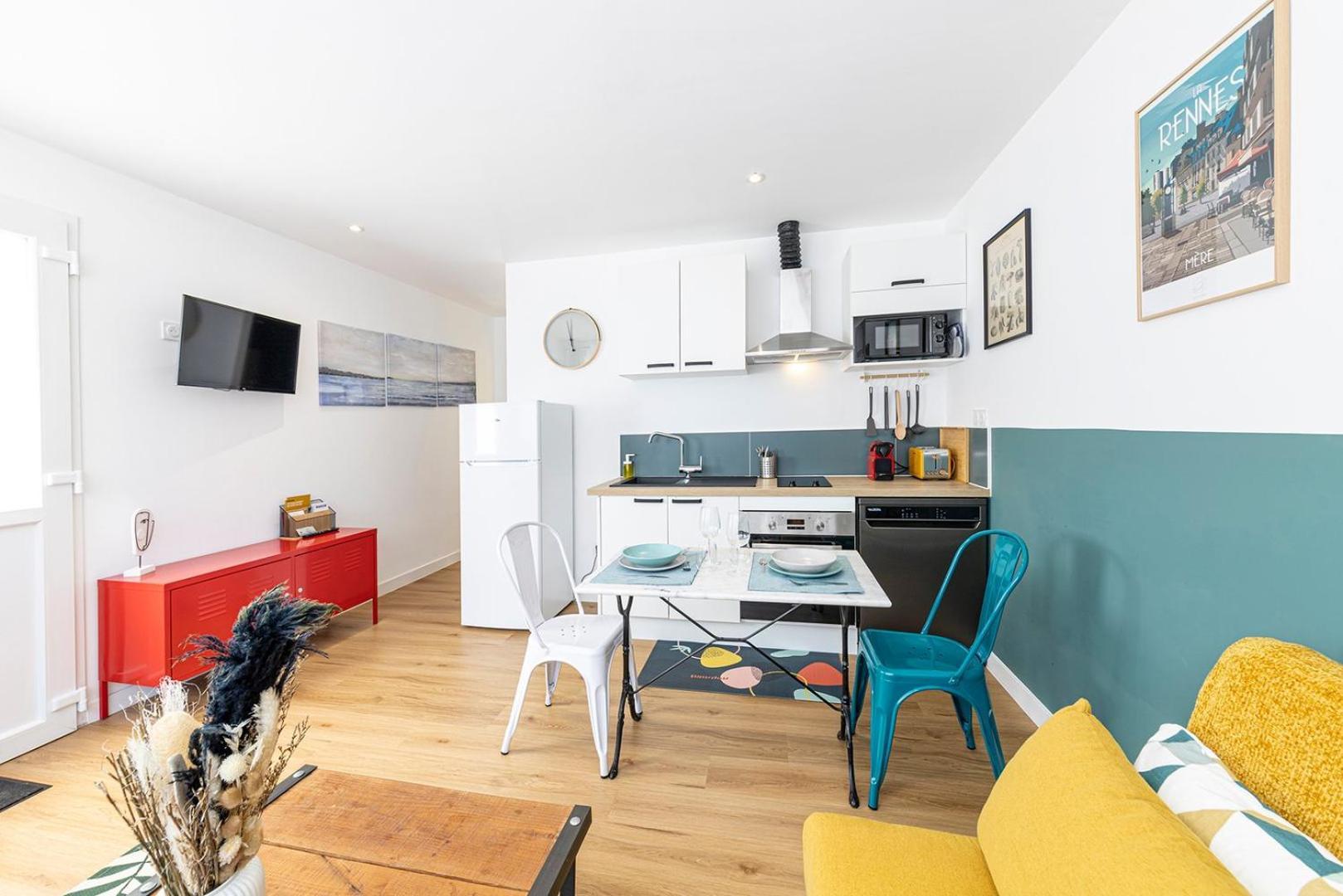 L'Anthracite, Apartement Renove, Tout Confort Saint Jacques de la Lande Bagian luar foto