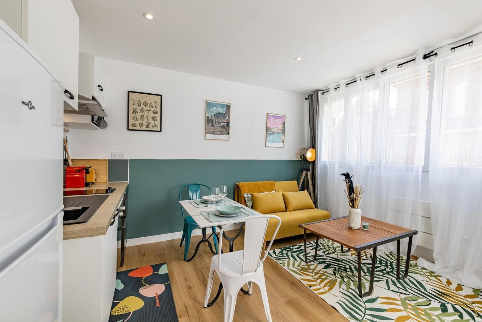 L'Anthracite, Apartement Renove, Tout Confort Saint Jacques de la Lande Bagian luar foto